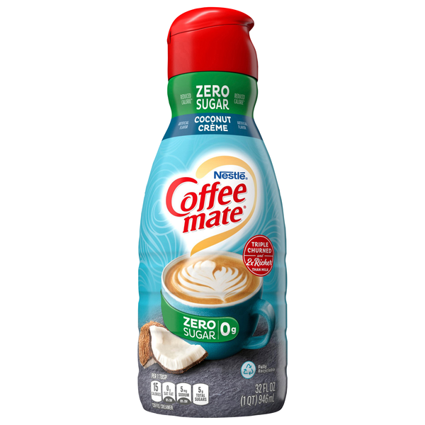 Coffee mate Zero Sugar Coconut Creme Flavored Coffee Creamer