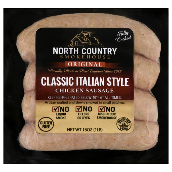 North Country Smokehouse Classic Italian Style Chicken Sausage - 4 ct