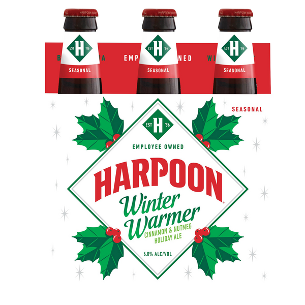 Harpoon Winter Warmer Cinnamon & Nutmeg Holiday Ale - 6 pk