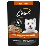 CESAR Filets in Gravy Wood-Grilled Chicken Adult Wet Dog Food