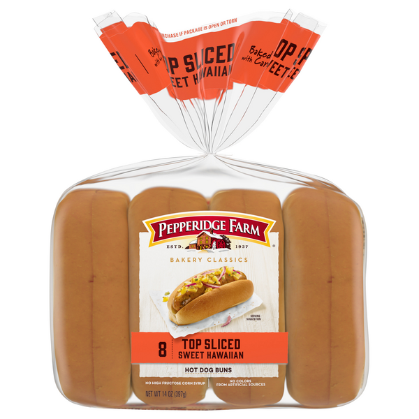 Save on Pepperidge Farm Bakery Classics Hot Dog Buns Sweet Hawaiian 8
