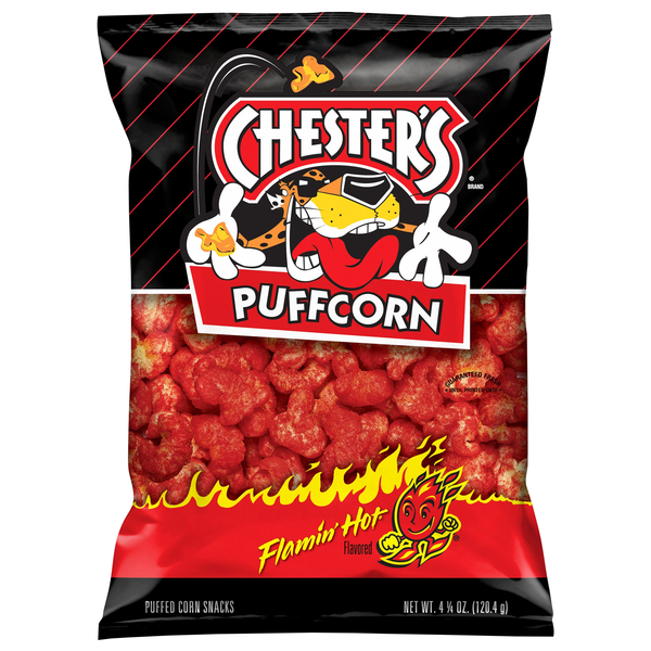 Chester's Puffcorn Flamin' Hot