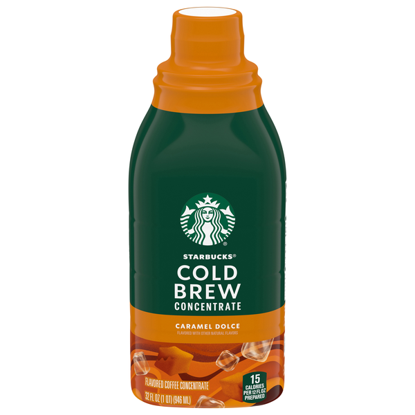 Starbucks Caramel Dolce Cold Brew Coffee Concentrate
