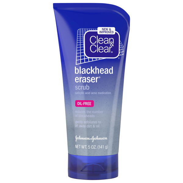 Clean & Clear Blackhead Eraser Scrub Salicylic Acid Acne Treatment