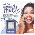 Olay Cleansing Melts + Retinol Fragrance Free Facial Cleanser