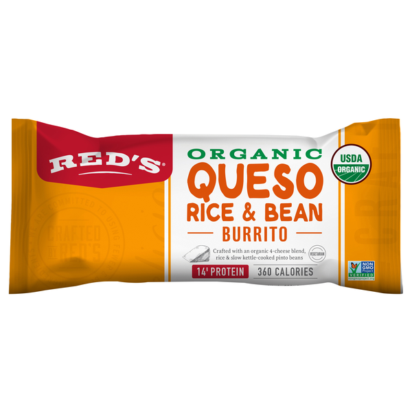 Red's Organic Four Cheese Burrito Frozen