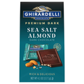 Ghirardelli Intense Sea Salt Almond Dark Chocolate Candy Squares