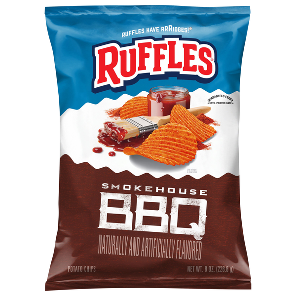 Ruffles Smokehouse Barbecue Potato Chips
