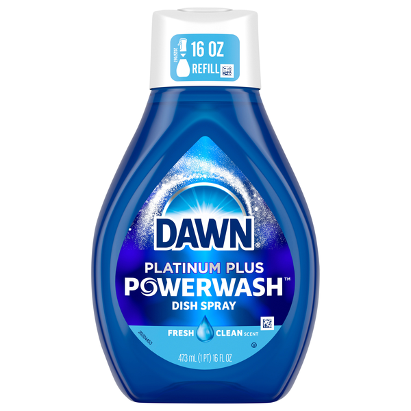 Dawn Platinum Plus Powerwash Fresh Clean Scent Dish Spray Refill
