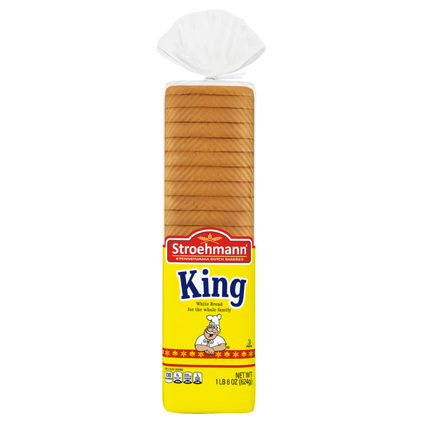 Stroehmann King White Bread Sliced