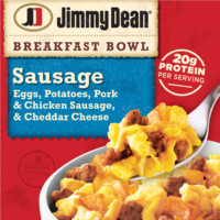 Jimmy Dean Sausage Eggs Potatoes & Cheddar Breakfast Bowl Frozen Meal