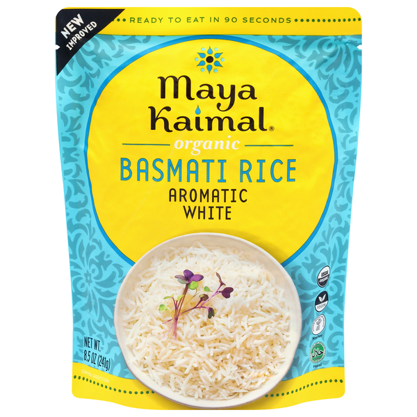 Maya Kaimal Organic 90 Second Microwave White Basmati Rice