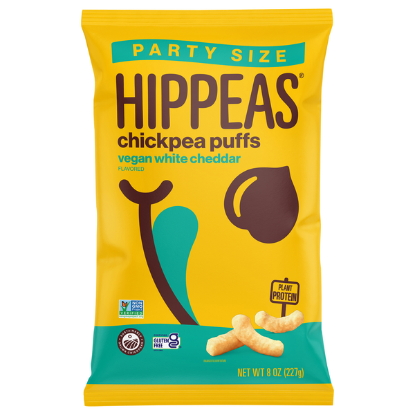 Save on Hippeas Chickpea Puffs Vegan White Cheddar Organic Order Online
