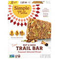Simple Mills Toasted Almond Pecan Nut & Seed Trail Bars - 5 ct