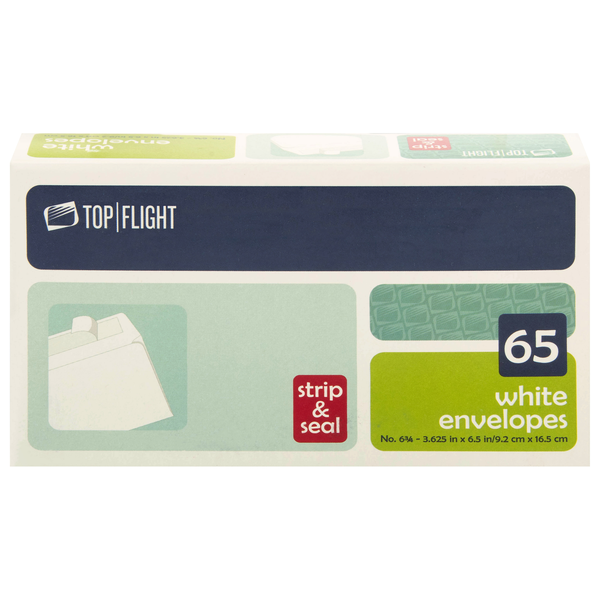 Top Flight White Envelopes