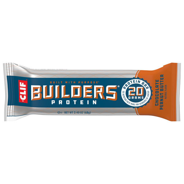 CLIF Builders Chocolate Peanut Butter 20g Protein Bar
