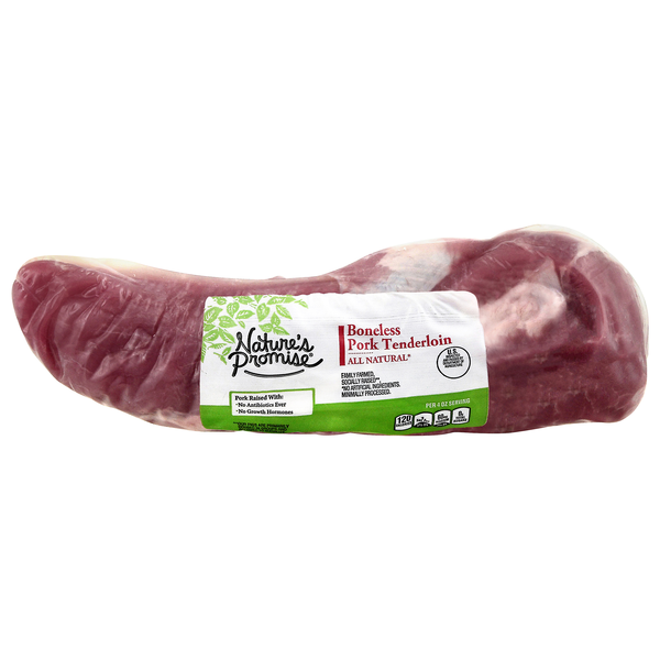Nature's Promise All Natural Boneless Pork Tenderloin Fresh