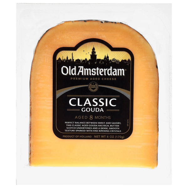 Old Amsterdam Aged 8 Months Classic Gouda Cheese Wedge