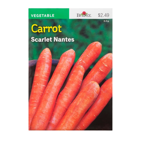 Burpee Vegetable Carrot Scarlet Nantes Organic