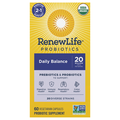 Renew Life Daily Balance Vegetarian Probiotic Capsules