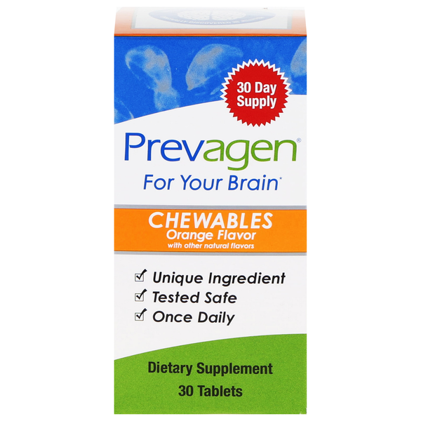 Prevagen For Your Brain Orange Flavor Chewables