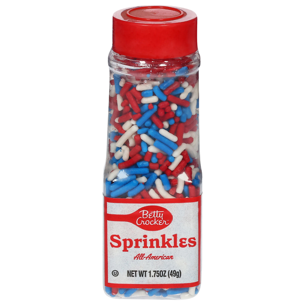 Betty Crocker Red White & Blue Sprinkles