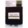 Scunci No Damage Color Match Hair Elastics Black
