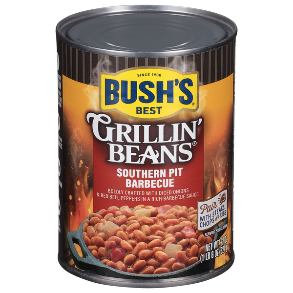 Save on Bush's Best Grillin' Beans Southern Pit Barbecue Order Online