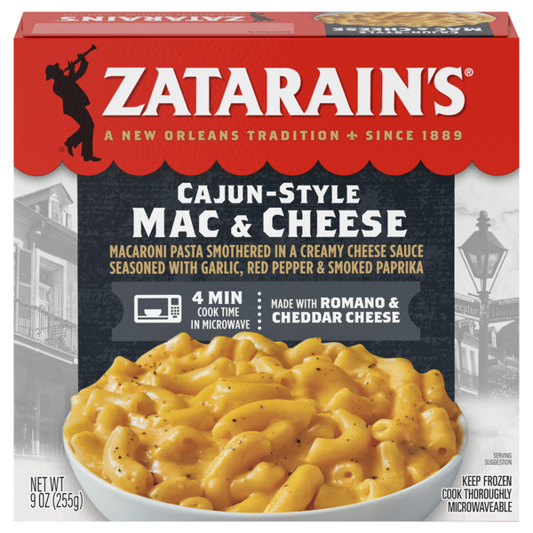 Zatarain's Cajun Style Mac & Cheese Frozen Meal