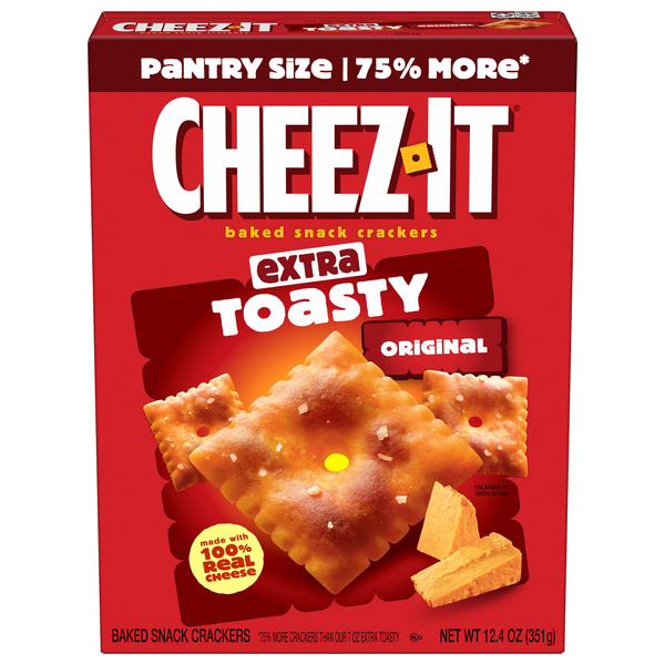 Cheez-It Extra Toasty Baked Cheese Crackers