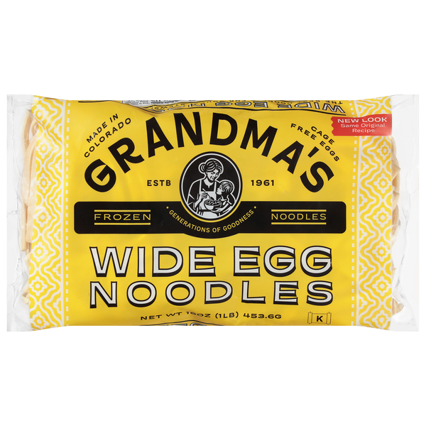 Grandma's Wide Egg Noodles Frozen
