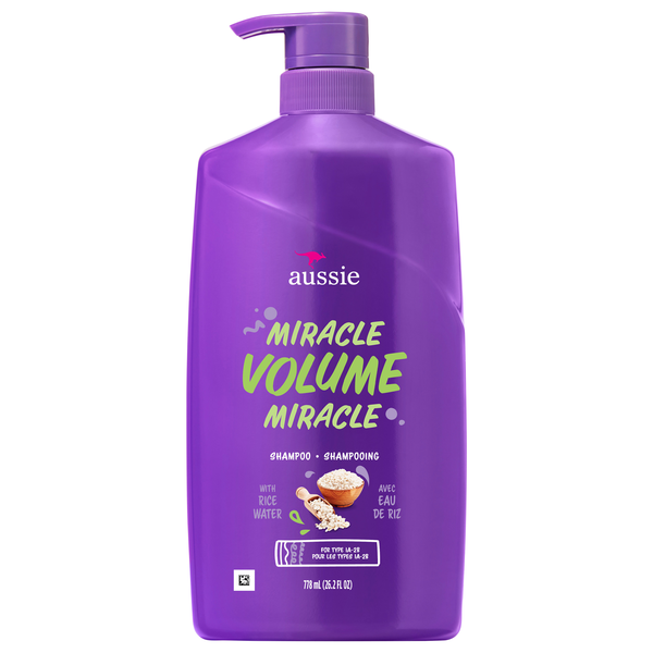 Aussie Miracle Volume Shampoo with Bamboo Paraben Free