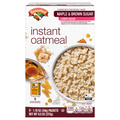 Hannaford Lower Sugar Maple & Brown Sugar Instant Oatmeal - 8 ct