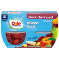 Dole Mixed Fruit Cups in Black Cherry Gel - 4 ct