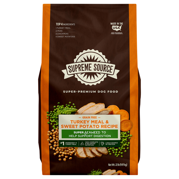 Supreme Source Grain Free Turkey Meal & Sweet Potato Recipe Dry Dog Food