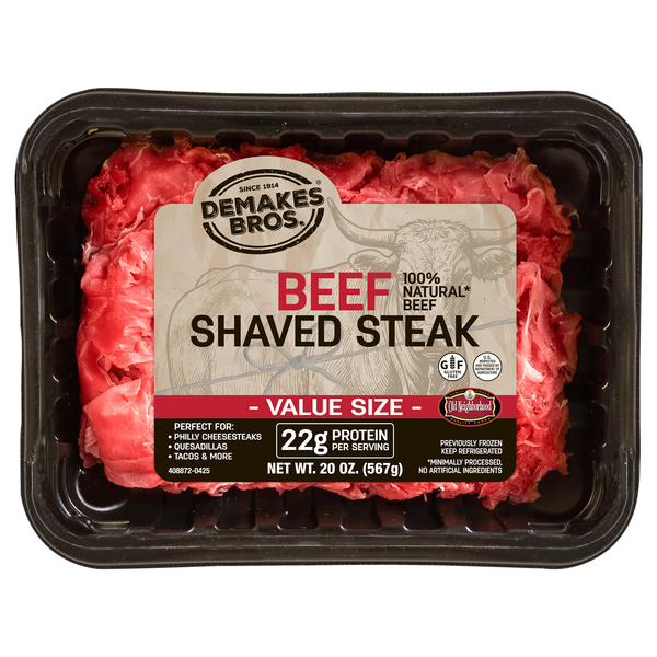 Demakes Bros. Shaved Beef Steak Value Size