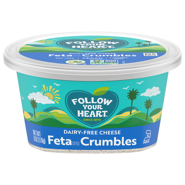 Follow Your Heart Dairy Free Plant-Based Vegan Feta Style Crumbles