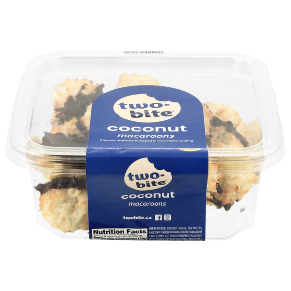 two-bite Coconut Macaroons Cookies
