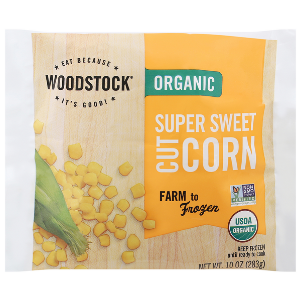 Woodstock Organic Super Sweet Cut Corn Frozen