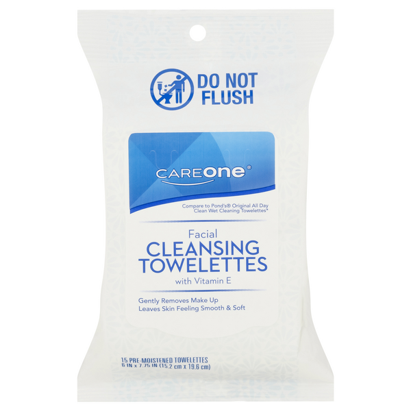 CareOne Facial Cleansing Towelettes