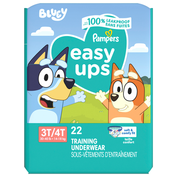 Pampers Easy Ups Boys 3T-4T PJ Masks Training Underwear 30-40 lb