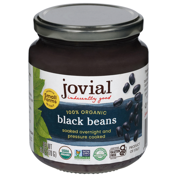 Jovial 100% Organic Gluten Free Black Beans