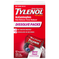 Tylenol Extra Strength Acetaminophen Pain Relief Dissolve Packs Berry