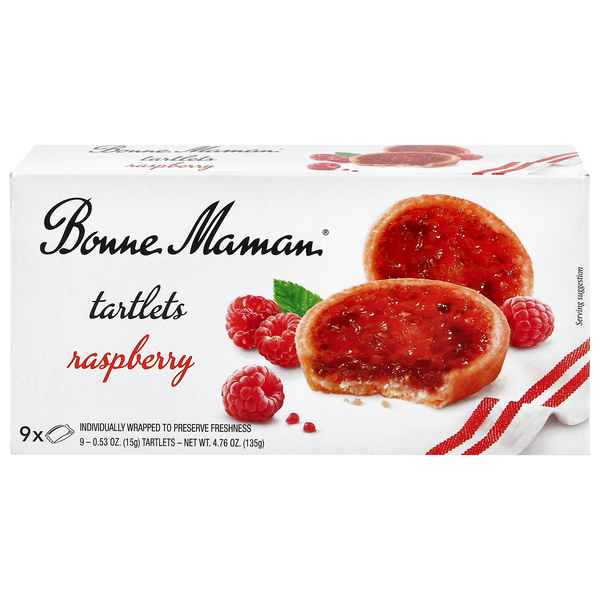 Bonne Maman Raspberry Tartlets - 9 ct