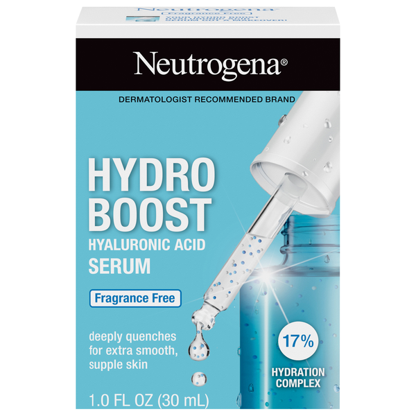 Neutrogena Hydro Boost Drops Hyaluronic Acid Face Serum Fragrance Free