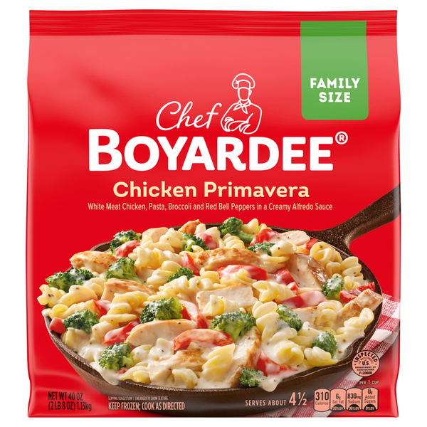 Chef Boyardee Chicken Primavera Family Size Frozen Skillet Meal
