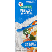 Stop & Shop Slider Quart Freezer Bags
