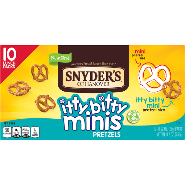 Save on Snyder's Of Hanover itty bitty minis Pretzels Order Online