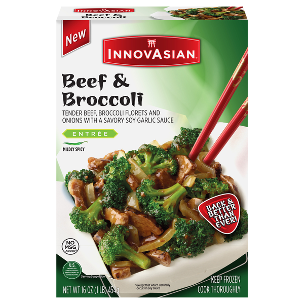 InnovAsian Beef & Broccoli Multi-Serve Frozen Meal