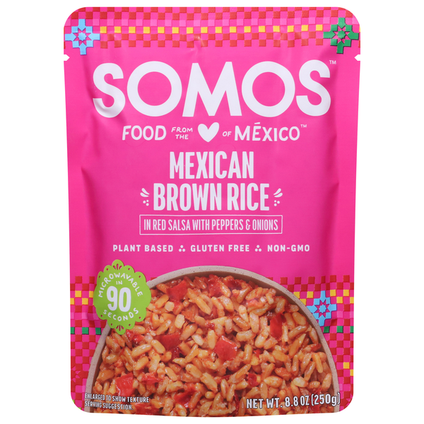 Somos 90 Second Microwave Gluten Free Mexican Brown Rice